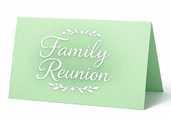 Tent card example