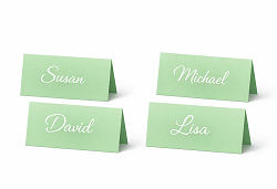 Gathering place cards and food labels preview