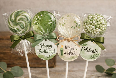 editable Round labels preview