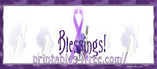  cancer awareness purple ribbon printable logo